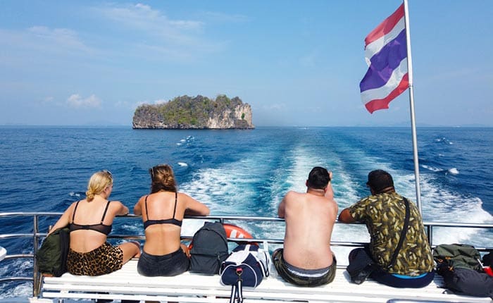 From Ao Nang to Koh Phi Phi by ferry