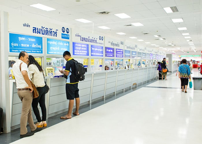 South Bus Terminal (Sai ​​Tai Mai) in Bangkok