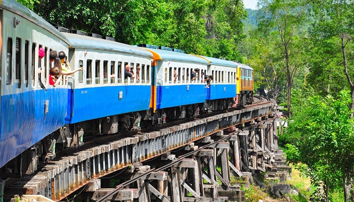 Trains from Bangkok to Kanchanaburi