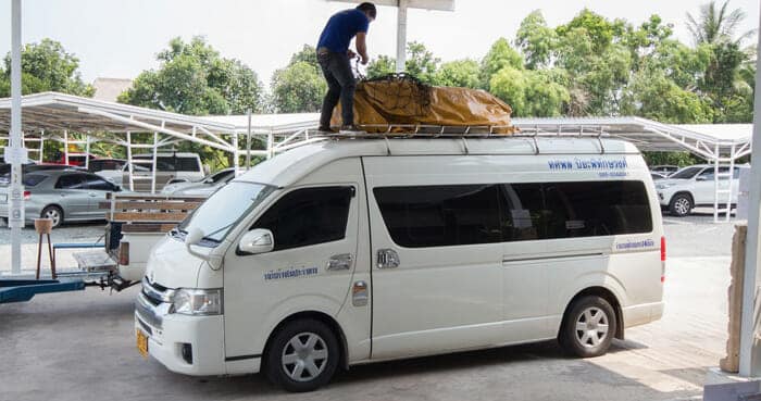 Travel from Bangkok to Koh Kood by van and ferry