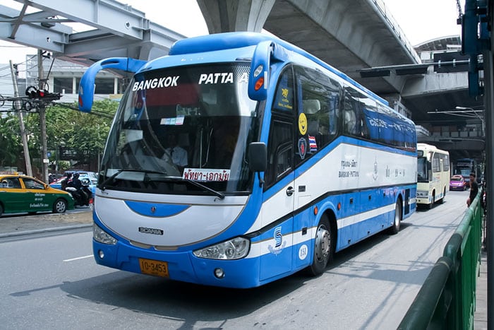 Bus in Bangkok to Pattaya