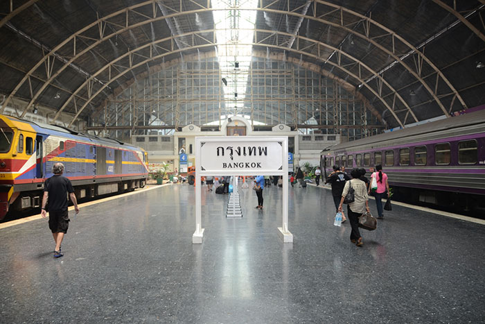 Hua Lamphong Railway Station in Bangkok