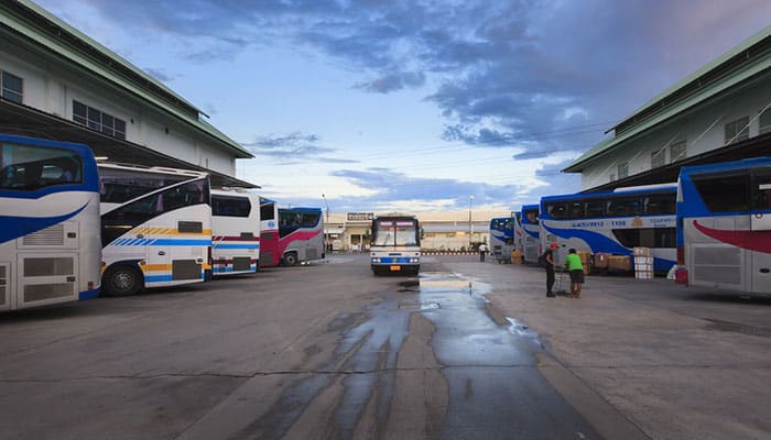 From Bangkok to Surat Thani by bus