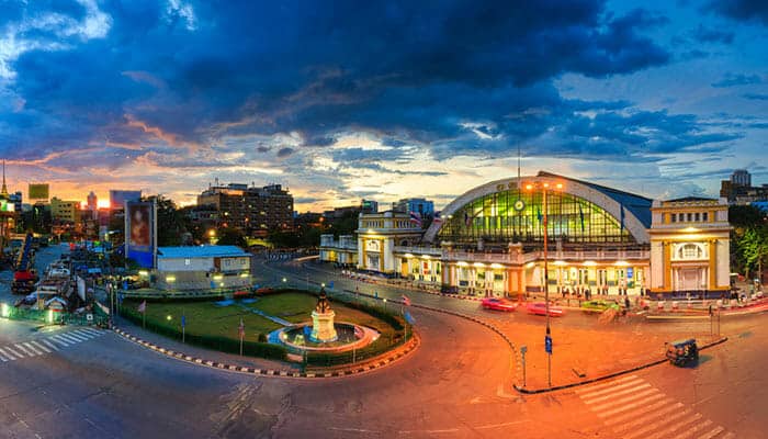 Travel by train from Bangkok to Vientiane