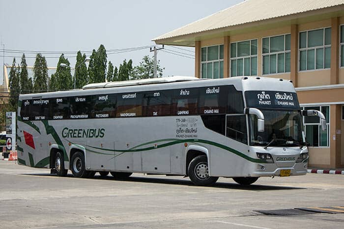 Greenbus at Chiang Mai bus station