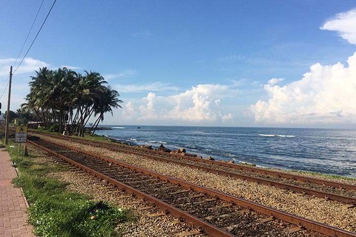 By train from Colombo to Galle