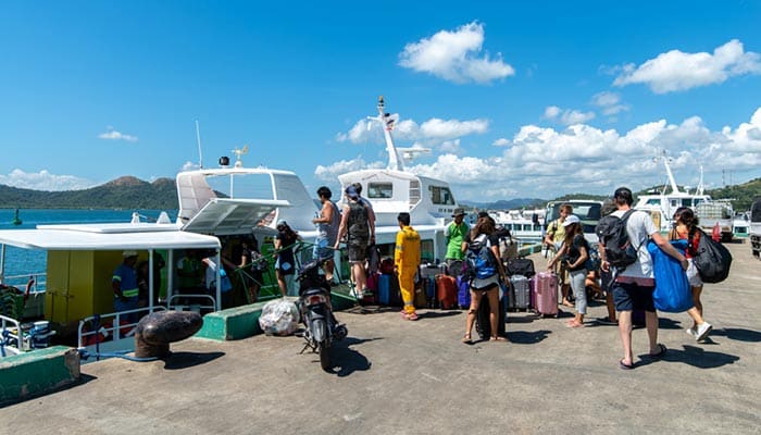 Fast ferry from El Nido to Coron