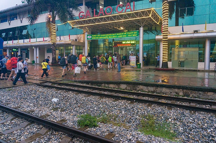 Lao Cai Railway Station.