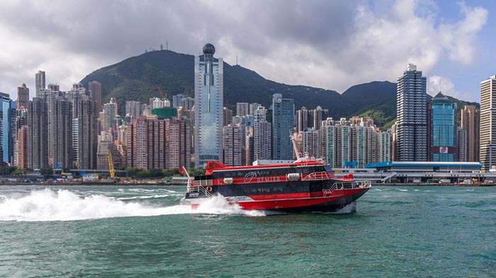 From Hong Kong to Macau by ferry