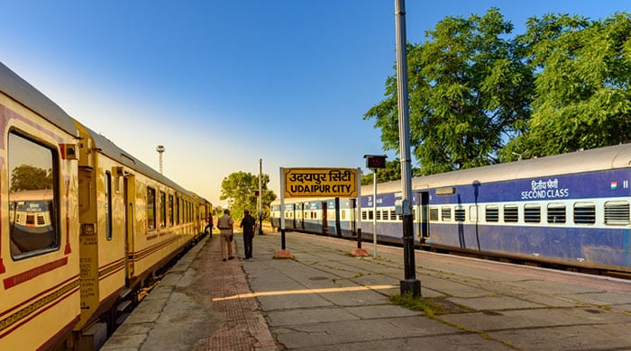 Jaipur to Udaipur by train