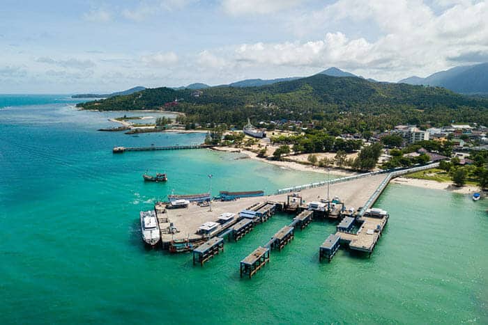 Thong Sala Harbor on Koh Phangan