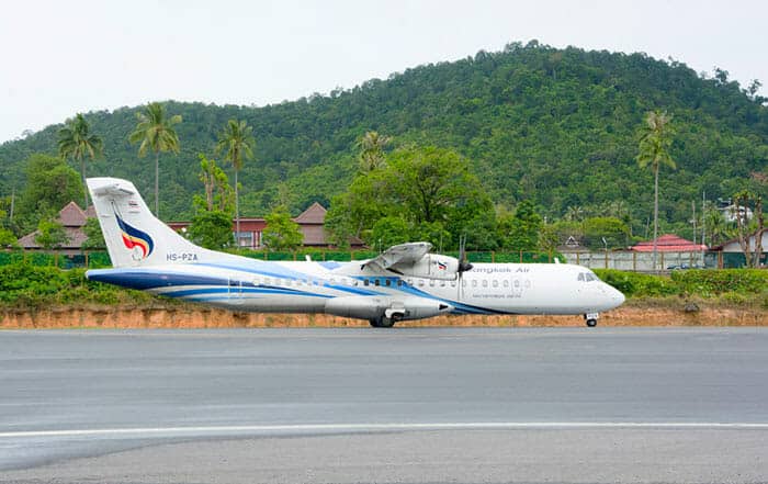 From Koh Samui to Koh Phi Phi by plane