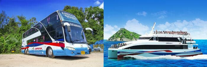 From Koh Tao to Koh Phi Phi by ferry and bus