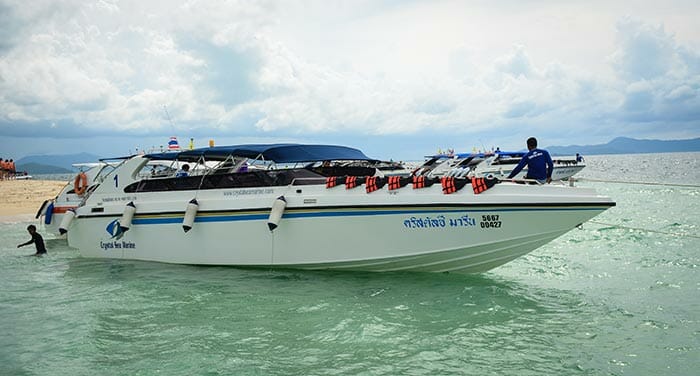 From Krabi to Phuket by speedboat