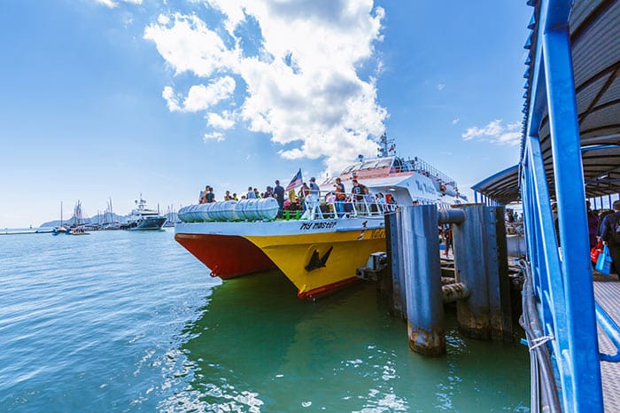 Fast ferry from Penang to Langkawi