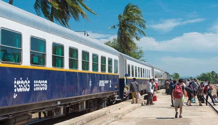 From Phnom Penh to Kampot by train