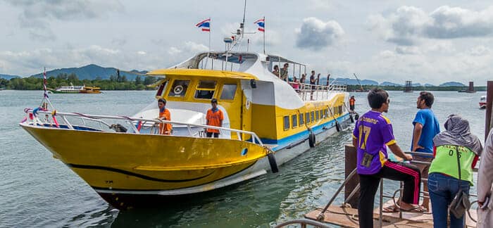 Fast ferry from Phuket to Koh Lanta