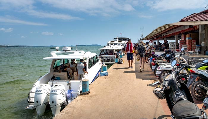 Fast ferry and fast boat from Sihanoukville to Koh Rong