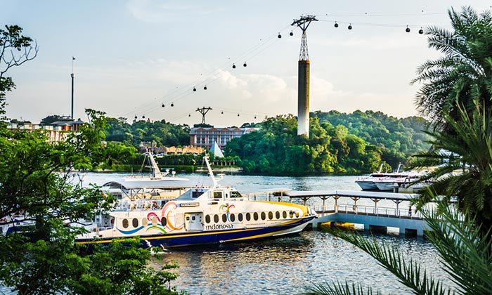 From Singapore to Batam by ferry