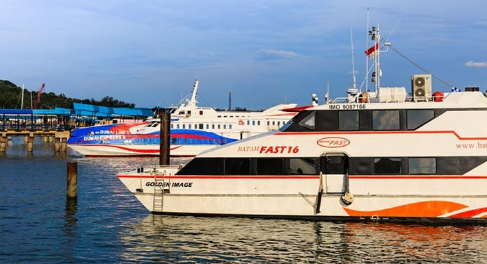 From Singapore to Batam by ferry