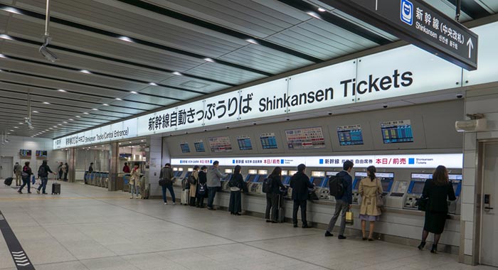 Where to buy train tickets in Japan