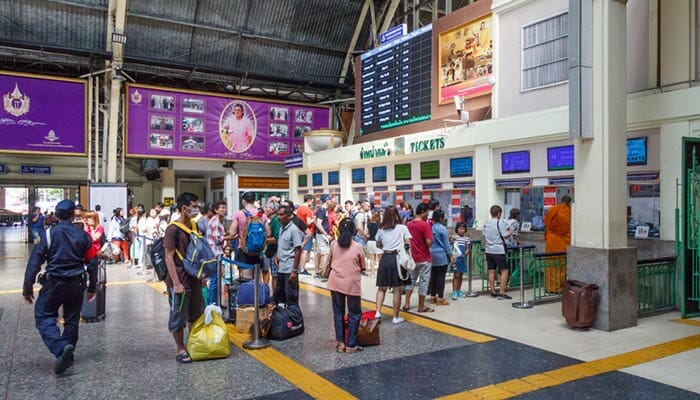 Where to buy train tickets in Thailand