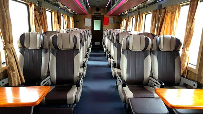 Classes on Vietnamese trains